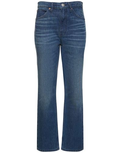 RE/DONE 70S Straight Cotton Denim Jeans - Blue