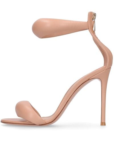 Gianvito Rossi 105mm Bijoux Padded Leather Sandals - Pink