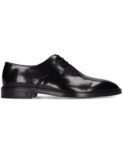 Burberry Zapatos de piel con cordones - Negro