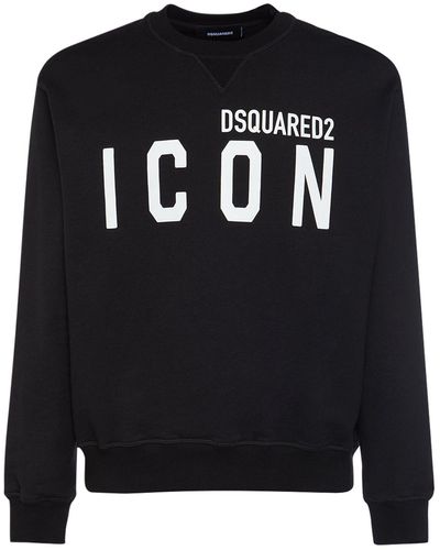 DSquared² Sweatshirt Mit Logodruck - Schwarz