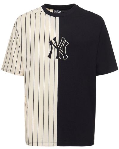 New York Yankees MLB Fish Graphic Oversized Black T-Shirt