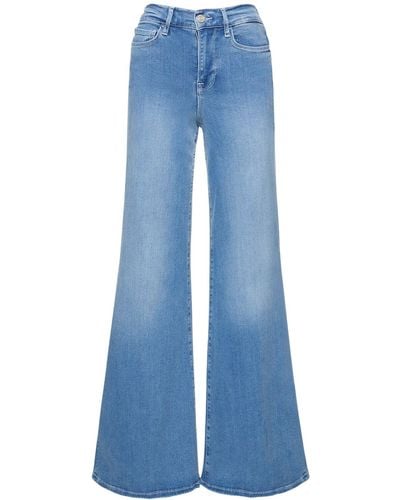 FRAME Weite Jeans "le Palazzo" - Blau