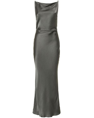 Bec & Bridge Celestial Cowl Viscose Maxi Dress - Grey