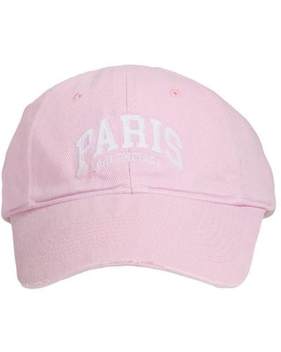 Balenciaga Paris City Baseball Hat - Pink