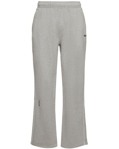 Nike Nocta Fleece Trousers - Grey