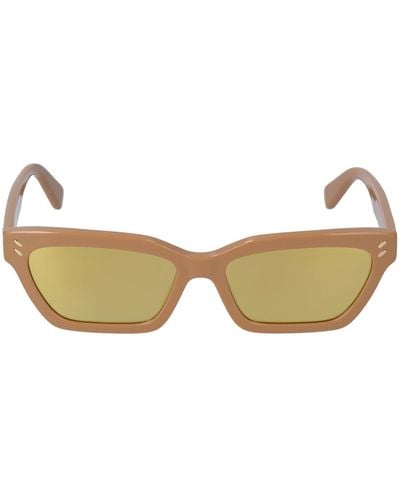 Stella McCartney Squared Acetate Sunglasses - Metallic