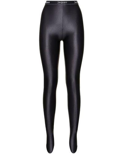 Saint Laurent Stretch Nylon Blend leggings - Black
