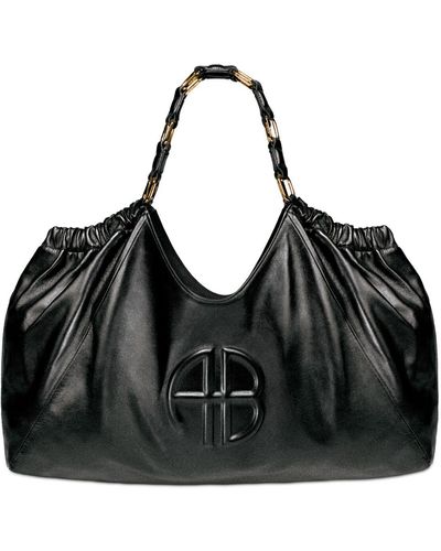 Anine Bing Borsa shopping kate in pelle - Nero