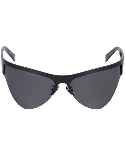 Marni Mauna Lola Black Metal Sunglasses - Grey