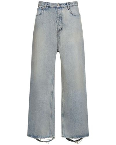 Balenciaga Jeans de denim de algodón orgánico - Gris
