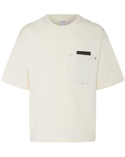 Bottega Veneta T-shirt Aus Baumwolle - Weiß