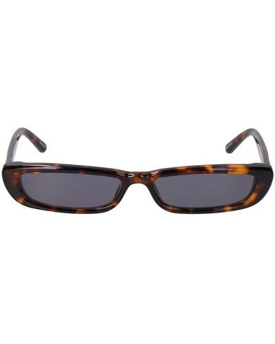 The Attico Thea Slim Squared Acetate Sunglasses - Multicolor