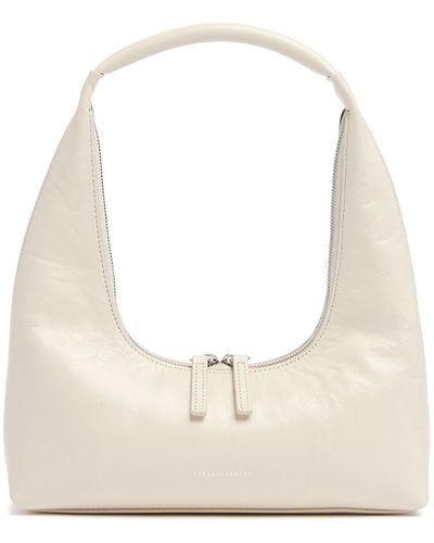 Marge Sherwood Hobo Leather Shoulder Bag - White