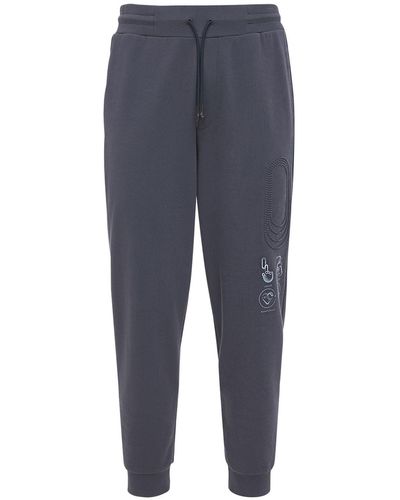 McQ Pantalones Deportivos Breathe De Algodón - Azul