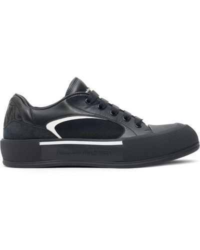 Alexander McQueen Deck Nylon Sneakers - Black