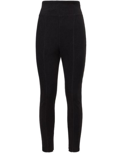 Buy Alexander Wang Black Logo-embroidered Tailored Leggings in Compact  Jersey for Women in UAE