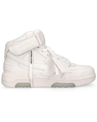 Off-White c/o Virgil Abloh 30mm Hohe Sneakers Aus Leder - Weiß