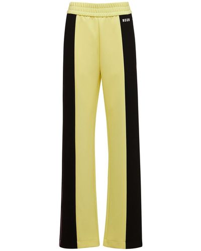 MSGM Pantaloni In Cady - Nero