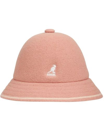 Kangol Wool Blend Bucket Hat - Pink