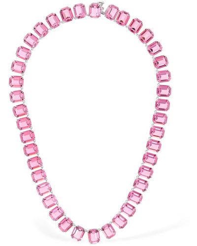 Swarovski Halsband Mit Kristallen "millenia" - Pink