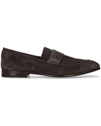 Zegna Suede Loafers - Brown
