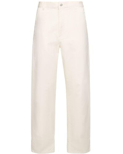 Carhartt W' Norris Single Knee Trousers - White