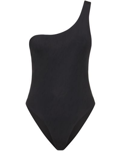 Emilio Pucci Disappering Logo Onepiece Swimsuit - Black