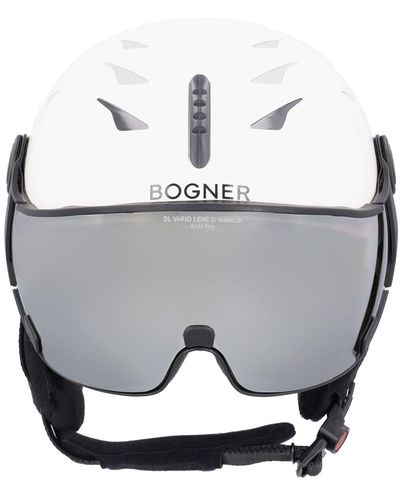 Bogner St. Moritz Ski Helmet W/ Visor - Grey