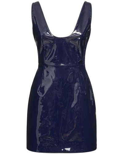 Ferragamo Vestido corto sin mangas - Azul