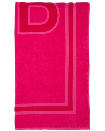 Balenciaga Bb beach towel - Rosa
