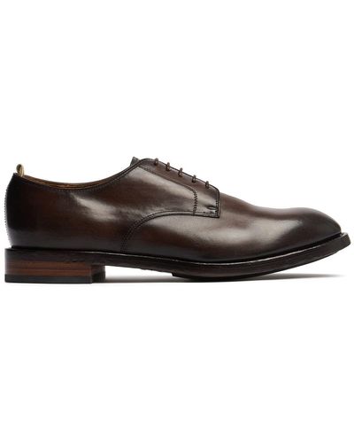 Officine Creative Temple Leather Derby Shoes - Brown