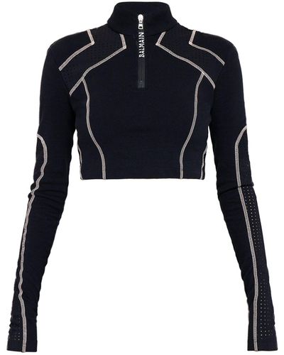 Balmain Long-sleeved tops for Women | Online Sale up to 60% off | Lyst