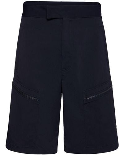 Bottega Veneta Shorts cargo in nylon - Blu