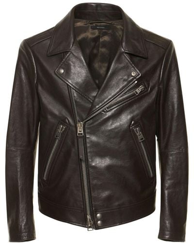 Tom Ford Asymmetrische Biker-jacke - Schwarz