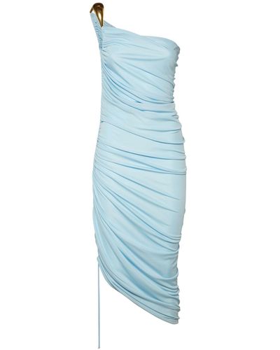 Bottega Veneta Viscose Mini Dress - Blue