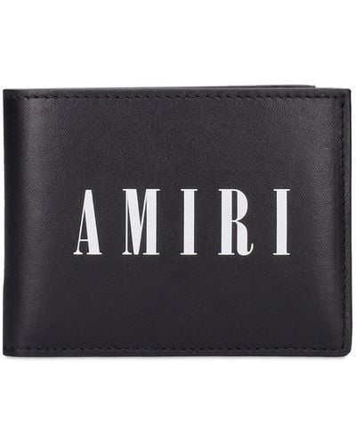 Amiri Portafoglio Core In Pelle Con Logo - Nero