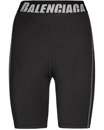 Balenciaga Spandex Cycling Shorts - Black