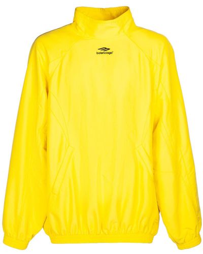 Balenciaga Nylon Tracksuit Jacket - Yellow