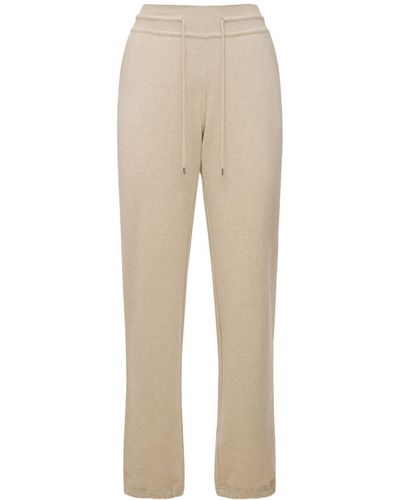 Loro Piana Pantaloni In Maglia Di Baby Cashmere - Neutro