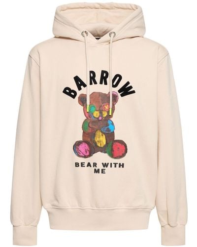 Barrow Bear Printed Hoodie - Natural
