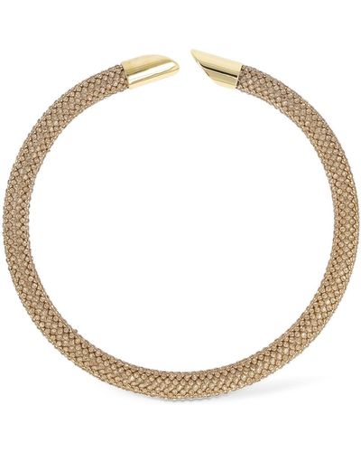 Rabanne Tube Topaz Collier Necklace - Metallic
