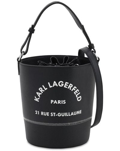 Karl Lagerfeld Rue St Guillaume バケットバッグ - ブラック