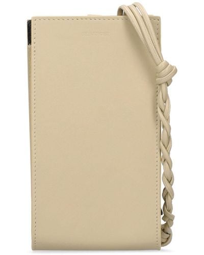 Jil Sander Tangle Leather Phone Case - Natural
