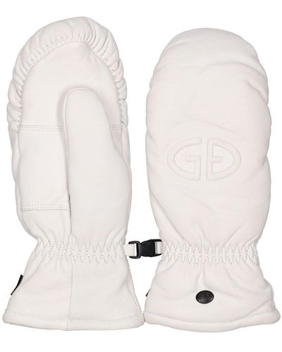 Goldbergh Gants en cuir hilja - Blanc