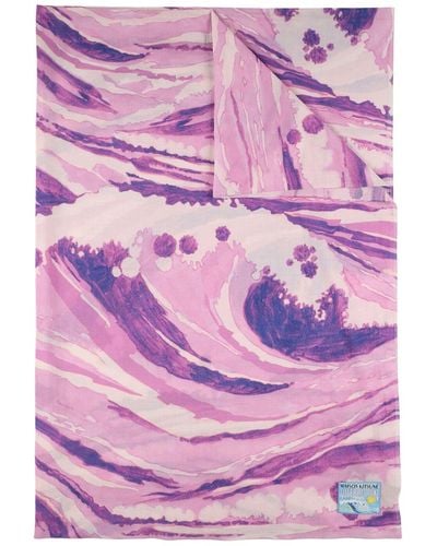 Vilebrequin X Maison Kitsuné Beach Towel - Pink