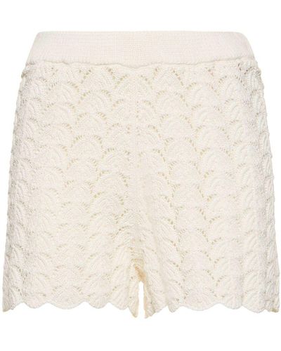 Loulou Studio Tiran Cotton Shorts - White