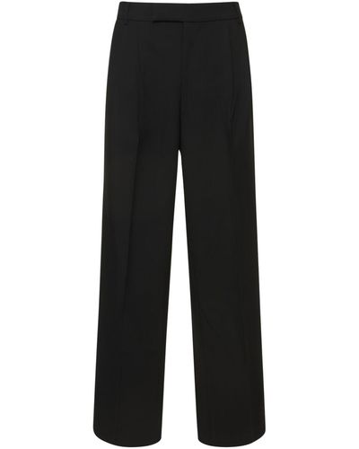 Frankie Shop Beo Midweight Light Stretch Suit Trousers - Black