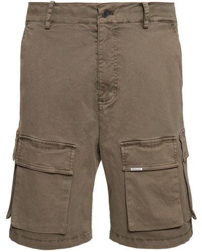 Represent Washed Cargo Shorts - Gray