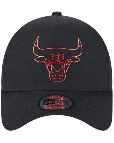 KTZ 9forty Chicago Bulls A-frame Hat - Black