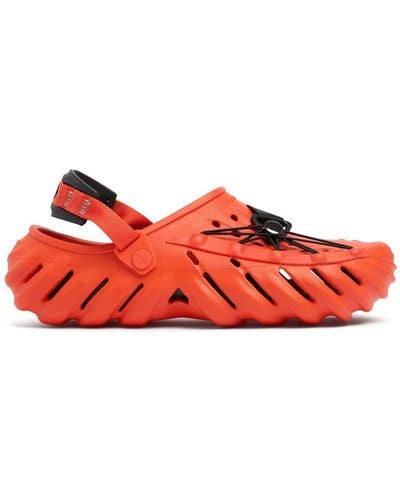Crocs™ Reflektierende Clogs Mit Schnürsenkeln "echo" - Rot